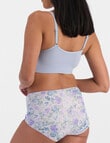 Jockey Woman No Panty Line Promise Micro Full Brief, Pastel Petals product photo View 03 S