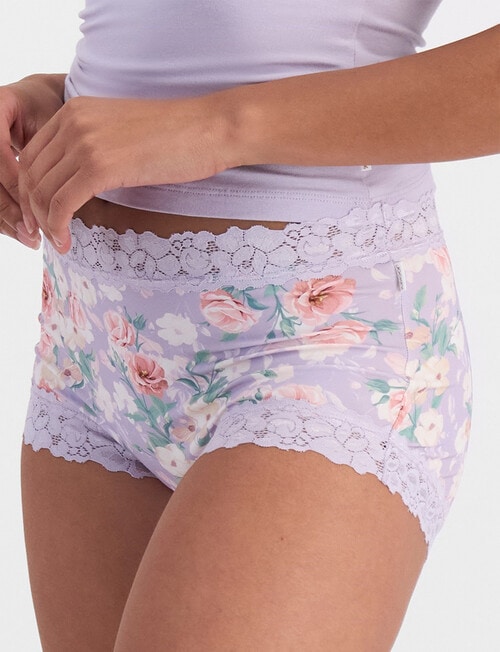 Jockey Woman Parisienne Micro Full Brief, Rose Revival product photo View 02 L