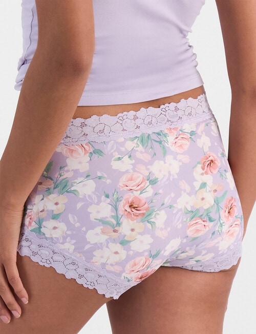 Jockey Woman Parisienne Micro Full Brief, Rose Revival product photo View 03 L