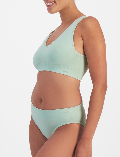 Jockey Woman Skimmies Smooth Hi Cut Brief, Meadow Lane product photo View 02 L