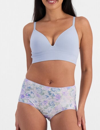 Jockey Woman No Panty Line Promise Micro Full Brief, Pastel Petals product photo