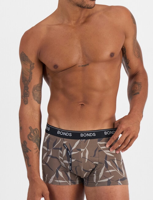 Bonds Guyfront Trunk, 3-Pack, Shadow Fern, Black Pearl & Nu Black product photo View 04 L