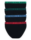 Bonds Hipster Brief, 4-Pack, Aries, Nu Black, Black Rock & Bottle Green product photo View 02 S
