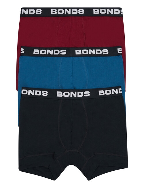 Bonds Total Package Trunk, 3-Pack, Teal, Midnight & Nu Black, Rouge Noir product photo