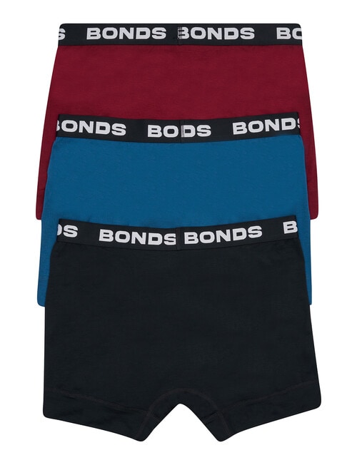 Bonds Total Package Trunk, 3-Pack, Teal, Midnight & Nu Black, Rouge Noir product photo View 02 L
