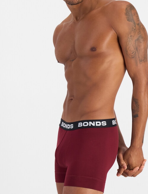 Bonds Total Package Trunk, 3-Pack, Teal, Midnight & Nu Black, Rouge Noir product photo View 04 L