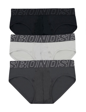Bonds Sweat Off Brief, 3-Pack, Black Pearl, Baseline & Nu Black product photo