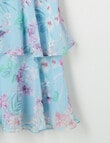 Switch Party Collection Floral Lulu Halterneck Dress, Cornflower product photo View 03 S