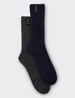 Bonds Supersoft Home Sock, 2-Pack, Navy & Rockstar product photo