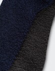 Bonds Supersoft Home Sock, 2-Pack, Navy & Rockstar product photo View 03 S