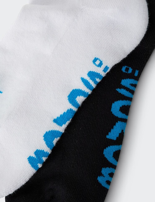 Bonds X-Temp Quarter Crew Sock, 2-Pack, White & Black product photo View 03 L