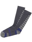 Bonds Explorer Tech Crew Sock, 2-Pack, Dark Charcoal & Kosciuszko Blue product photo View 02 S