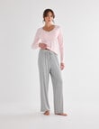 Zest Sleep Rib Pant, Grey Marle product photo View 03 S