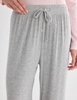 Zest Sleep Rib Pant, Grey Marle product photo View 04 S