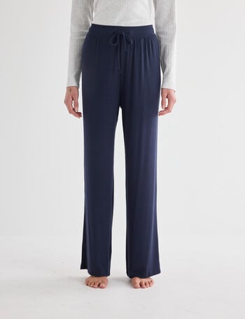Zest Sleep Rib Pant, Navy product photo