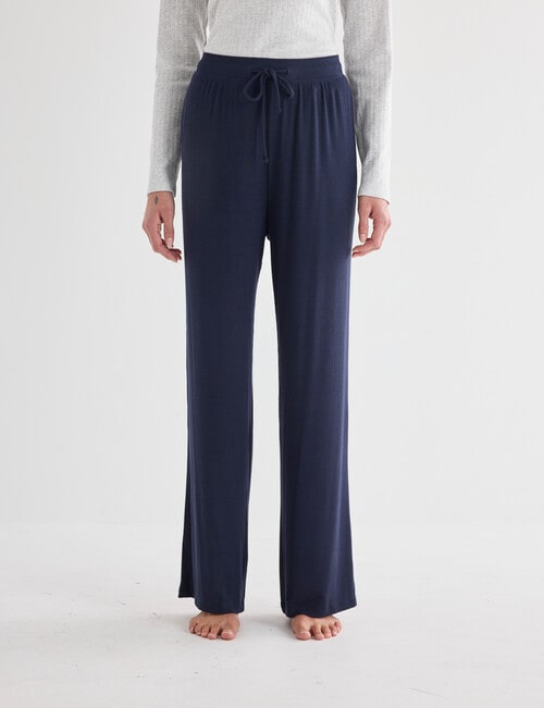 Zest Sleep Rib Pant, Navy product photo