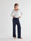 Zest Sleep Rib Pant, Navy product photo View 03 S
