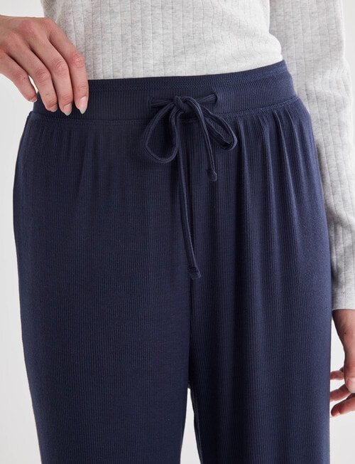 Zest Sleep Rib Pant, Navy product photo View 04 L
