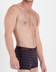 Jockey Comfort Stripe Trunk, 3-Pack, Stripe Forest Bed product photo View 02 S
