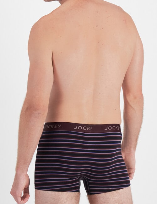 Jockey Comfort Stripe Trunk, 3-Pack, Stripe Forest Bed product photo View 03 L