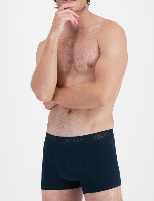 Jockey Comfort Stripe Trunk, 3-Pack, Stripe Winter Pine product photo View 04 L