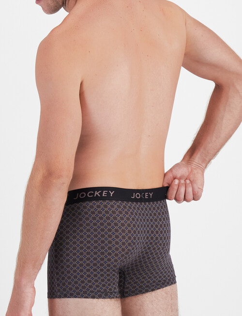 Jockey Comfort Print Trunk, 3-Pack, Gustav Geo product photo View 06 L