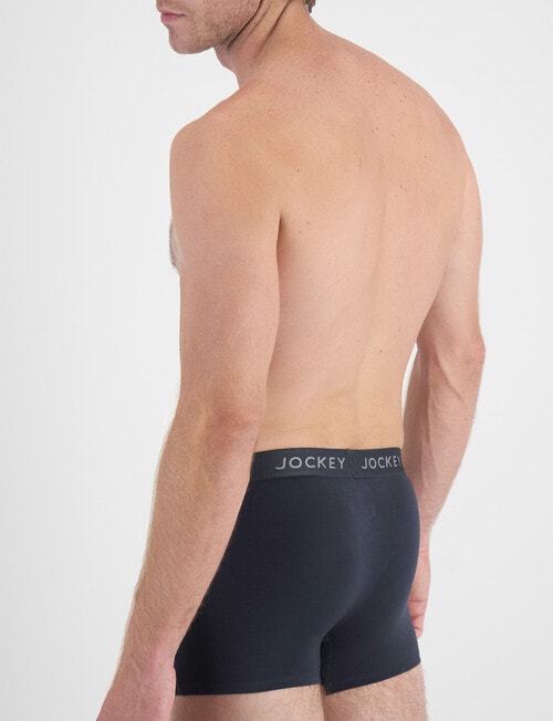 Jockey Comfort Bamboo Trunk, 3-Pack, Deep Plum, Steel Waters & Black product photo View 03 L