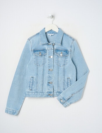Switch Stretch Denim Jacket, Light Blue product photo