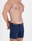 Jockey Chafe Proof Modal Mid Trunk, James Dean Navy product photo View 02 S