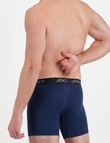 Jockey Chafe Proof Modal Mid Trunk, James Dean Navy product photo View 03 S