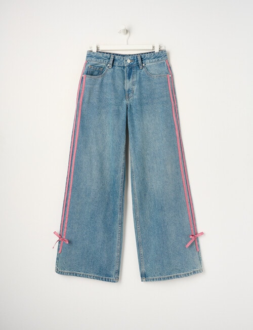 Switch Bow Tape Gia Baggy Jean, Vintage Blue product photo