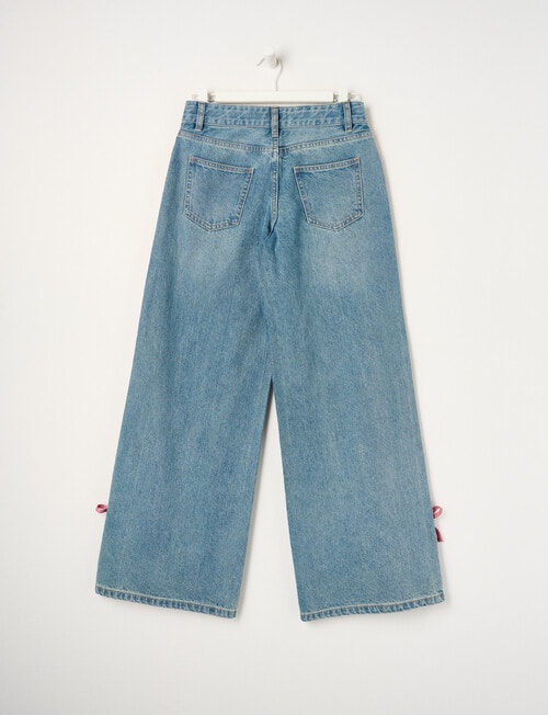 Switch Bow Tape Gia Baggy Jean, Vintage Blue product photo View 02 L