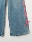Switch Bow Tape Gia Baggy Jean, Vintage Blue product photo View 03 S