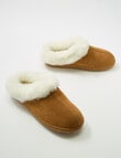 Mi Woollies Mia Slipper, Walnut product photo