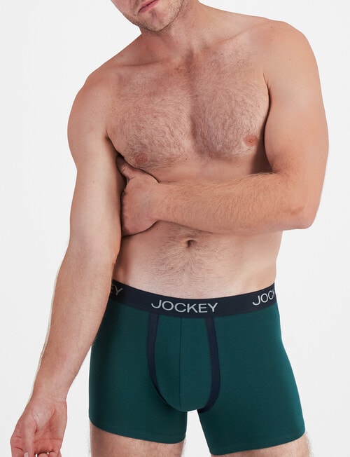 Jockey Chafe Proof Cotton Trunk, Winter Pine product photo