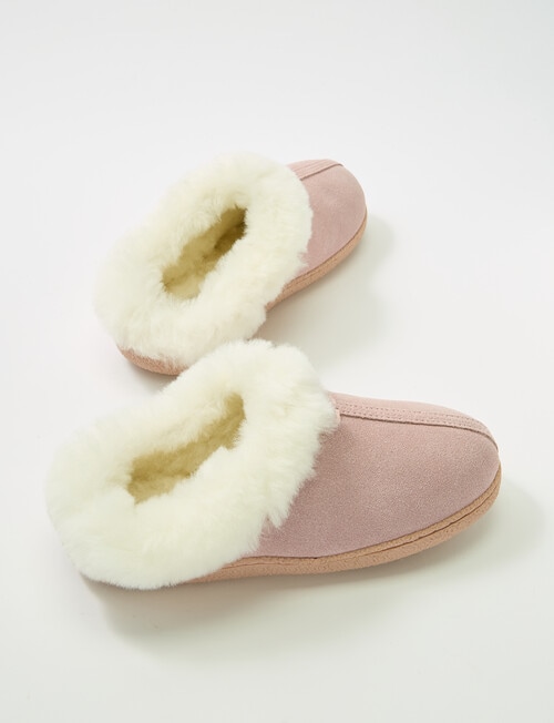 Mi Woollies Mia Slipper, Dusty Pink product photo View 02 L