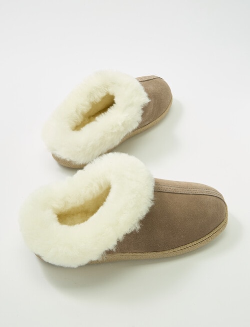 Mi Woollies Mia Slipper, Mushroom product photo View 02 L