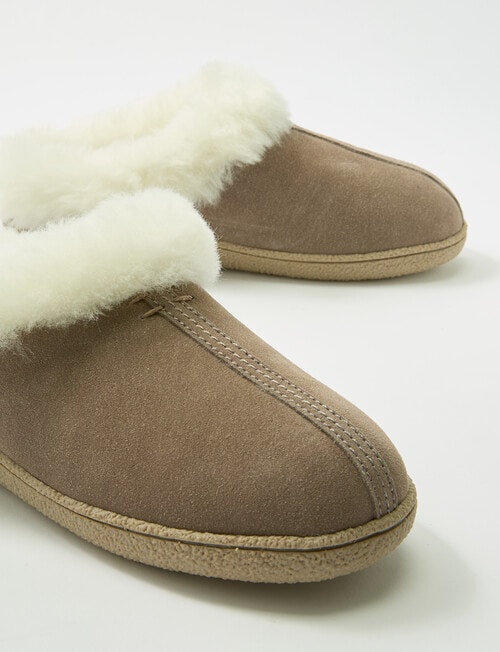 Mi Woollies Mia Slipper, Mushroom product photo View 03 L