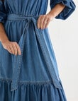 Whistle Midi Dress, Chambray Blue product photo View 05 S