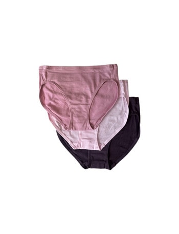 Jockey Woman Everyday Value Hi Cut Brief, 3-Pack, Cottage Core product photo