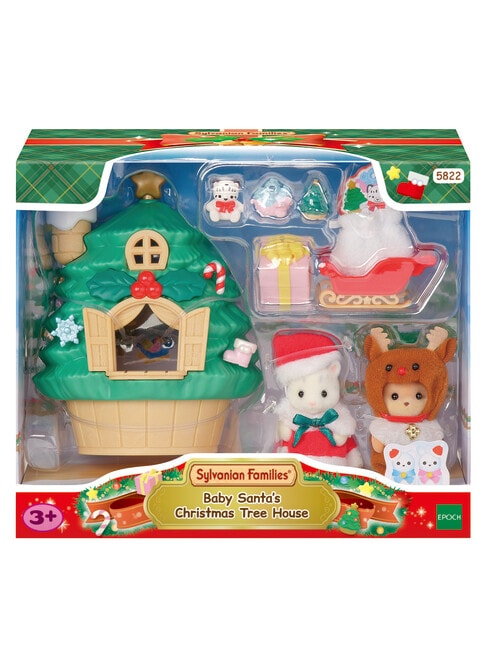 Sylvanian Families Baby Santa's Christmas Tree House product photo