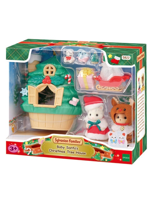 Sylvanian Families Baby Santa's Christmas Tree House product photo View 02 L