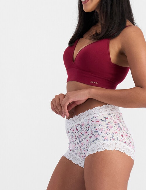 Jockey Woman Parisienne Cotton Full Brief, Sweet Meadow product photo View 02 L