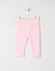 Little Bundle Essentials Waffle Pant, Pink product photo