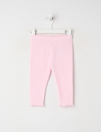 Little Bundle Essentials Waffle Pant, Pink product photo