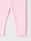 Little Bundle Essentials Waffle Pant, Pink product photo View 02 S