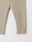 Little Bundle Essentials Waffle Pant, Grey product photo View 02 S