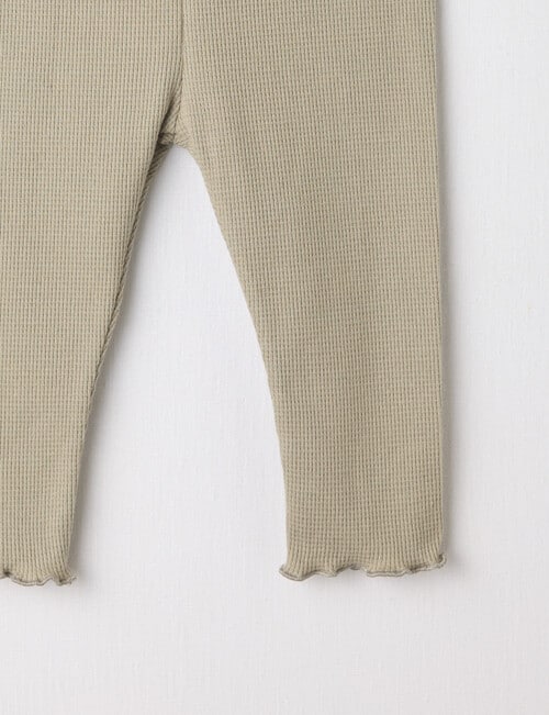 Little Bundle Essentials Waffle Pant, Grey product photo View 02 L