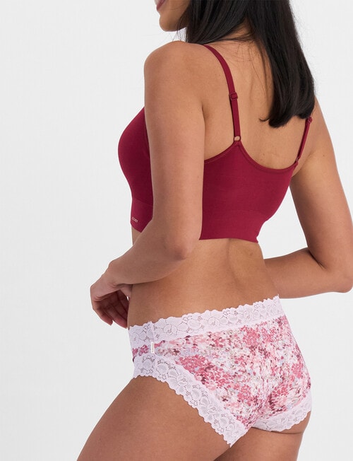 Jockey Woman Parisienne Micro Bikini Brief, Pretty Posies product photo View 03 L