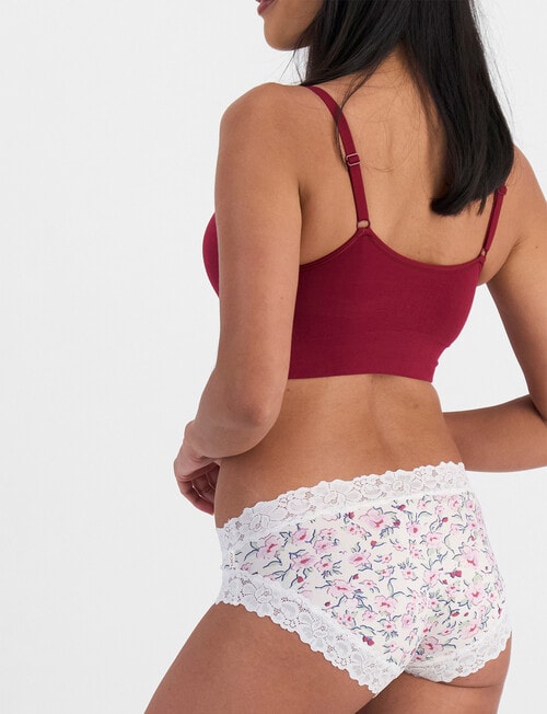 Jockey Woman Parisienne Cotton Bikini Brief, Sweet Meadow product photo View 03 L